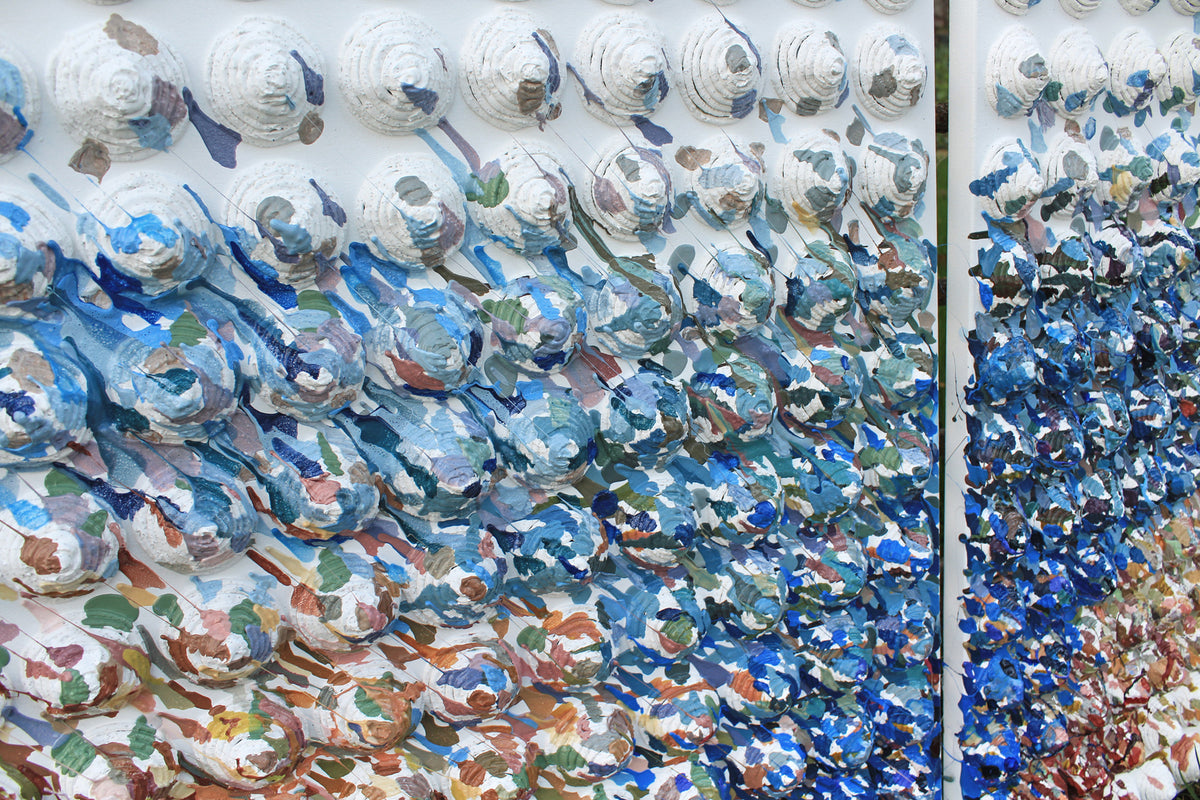Extra Large Textured Acrylic Painting by Tanbelia