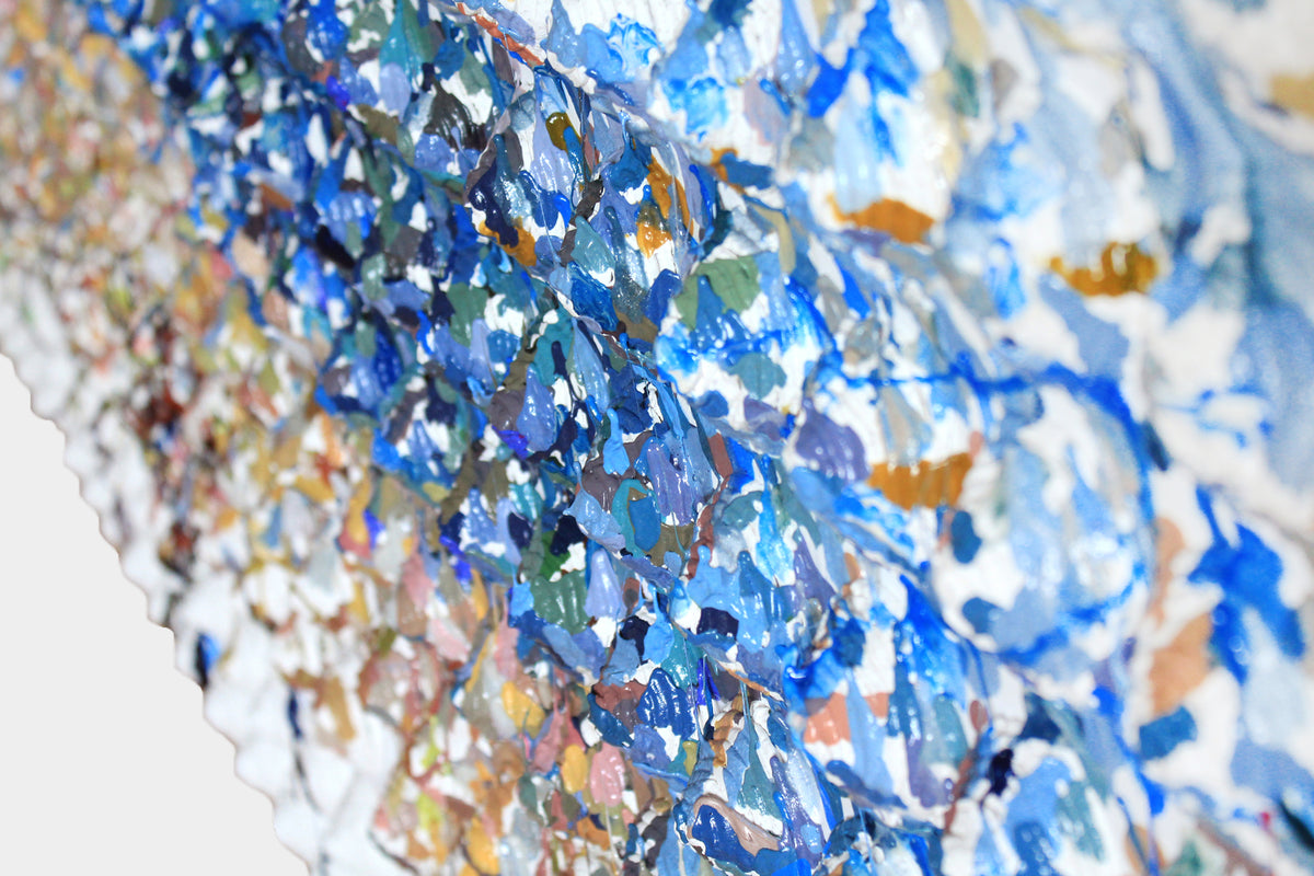 Extra Large Textured Acrylic Painting by Tanbelia