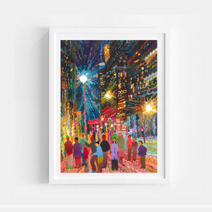 Toronto Watercolor Painting by Tanbelia