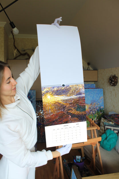 Calendar 2026 with National Parks and Urban Landscapes by Tanbelia