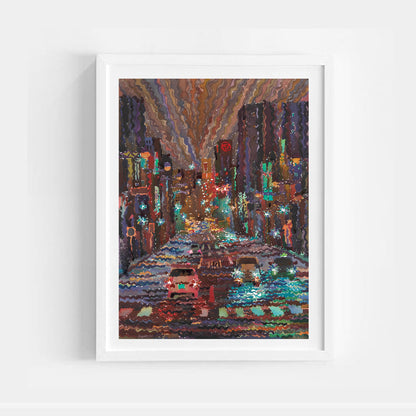 Tokyo Watercolor Painting by Tanbelia