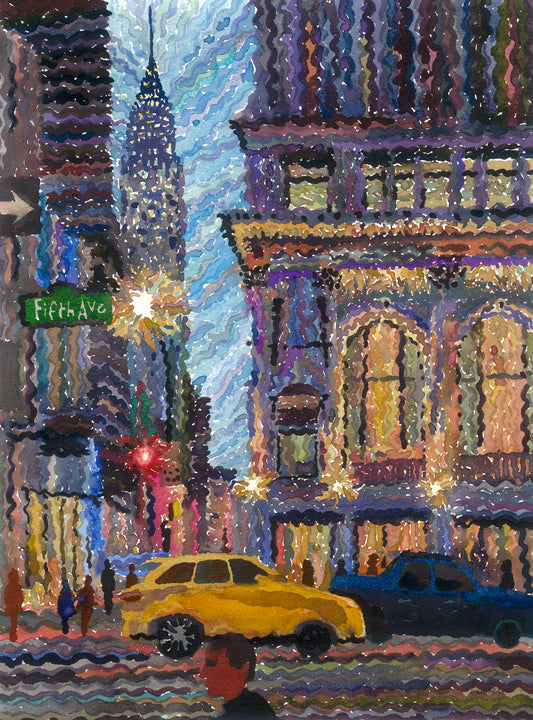 Astor Trust Building Print by Tanbelia