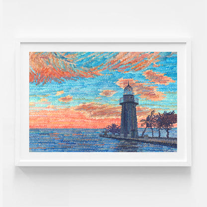 Biscayne National Park Watercolor Print