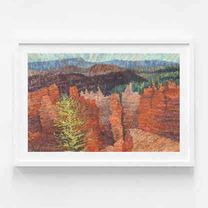 Bryce Canyon National Park Watercolor Print