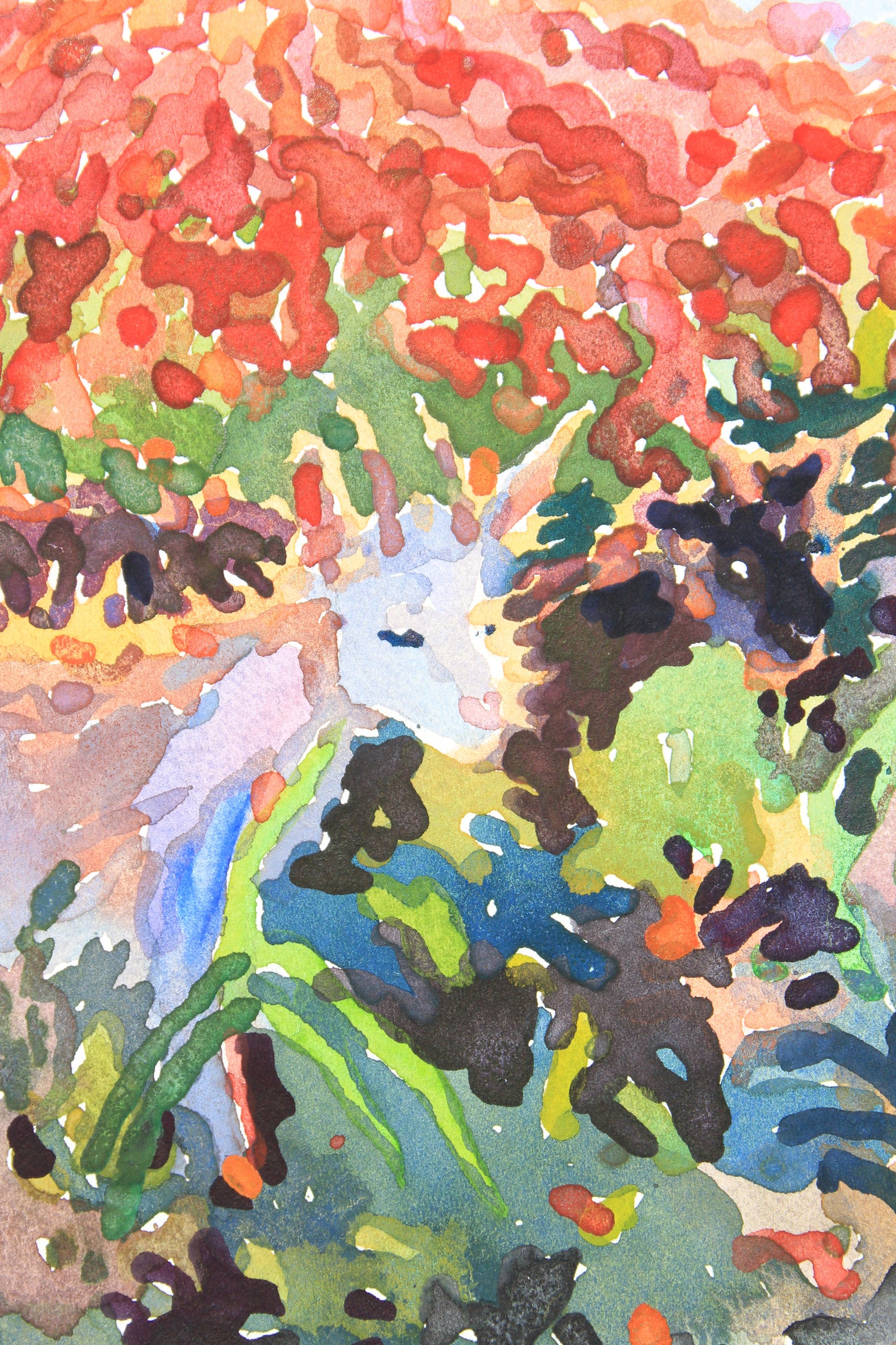 Baby Goats Watercolor Original Painting