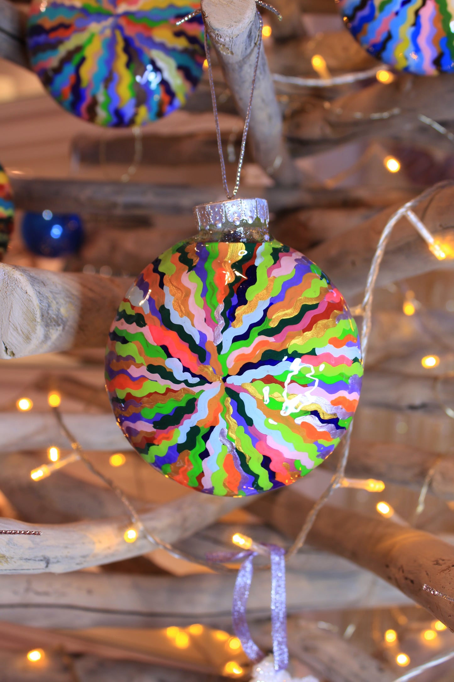 Handmade Christmas Baubles by Tanbelia