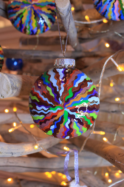 Handmade Christmas Baubles by Tanbelia