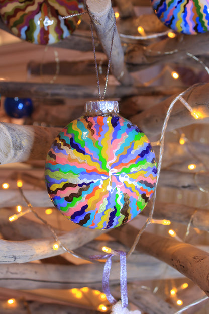 Handmade Christmas Baubles by Tanbelia