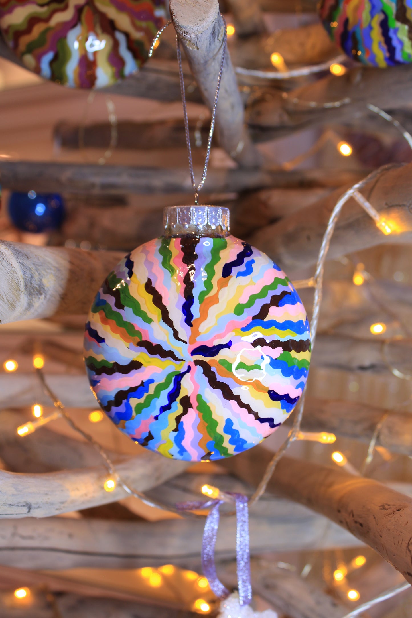 Handmade Christmas Baubles by Tanbelia