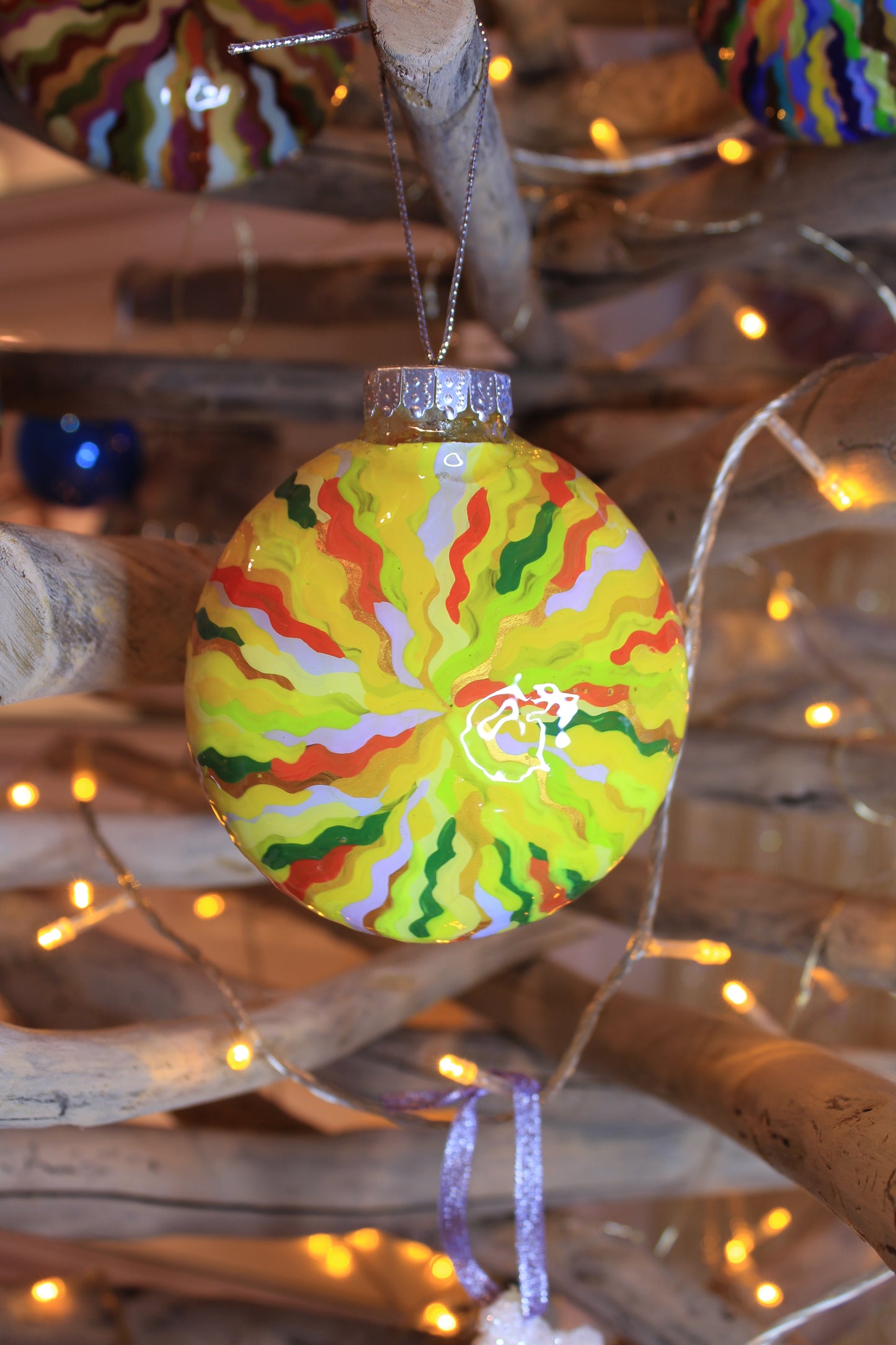 Handmade Christmas Baubles by Tanbelia