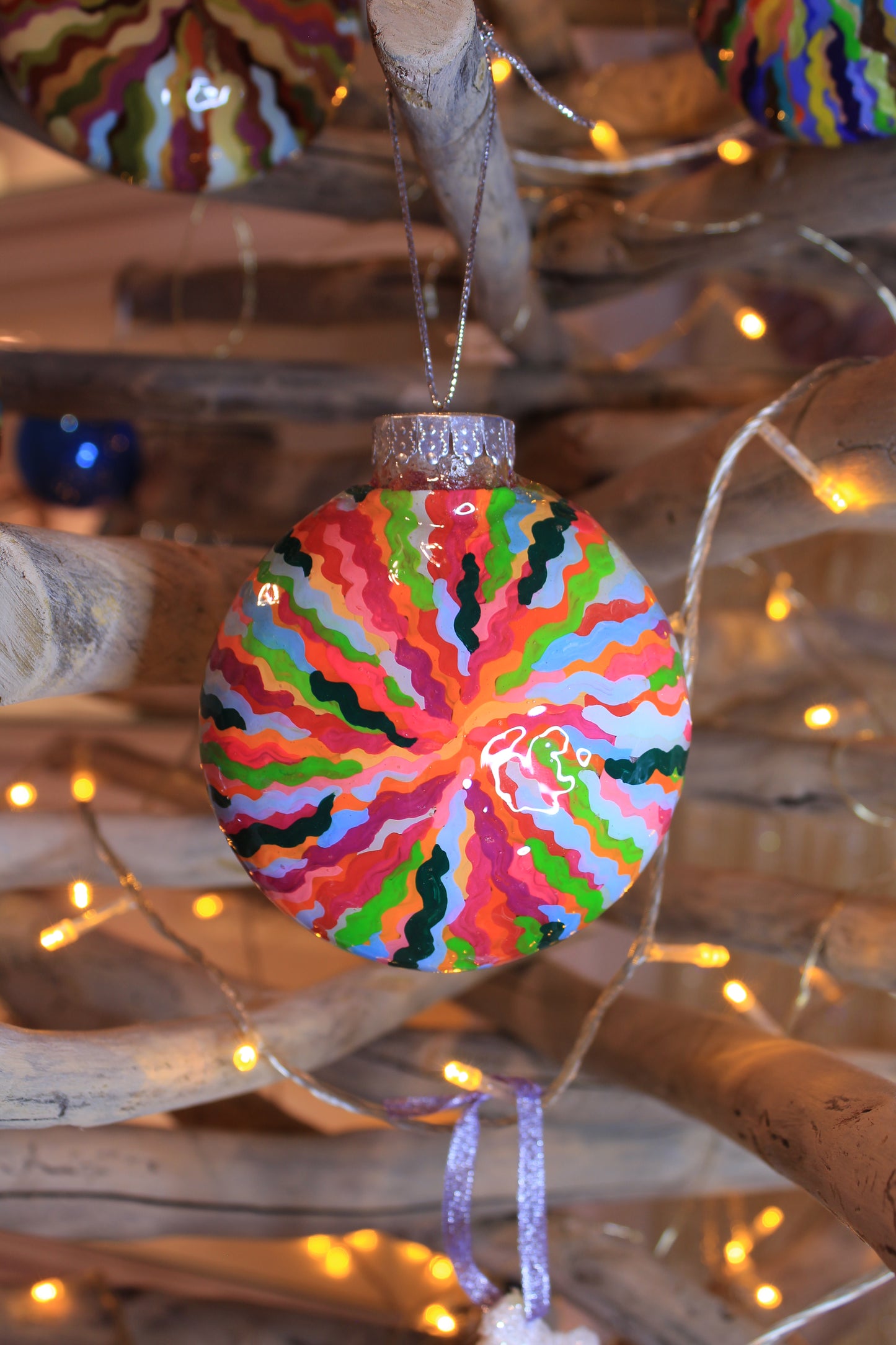 Handmade Christmas Baubles by Tanbelia