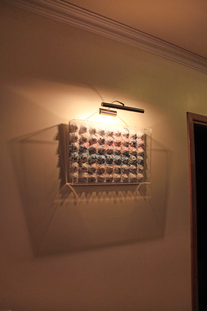 Relief Abstract Painting Framed in a Plexiglass Box by Tanbelia