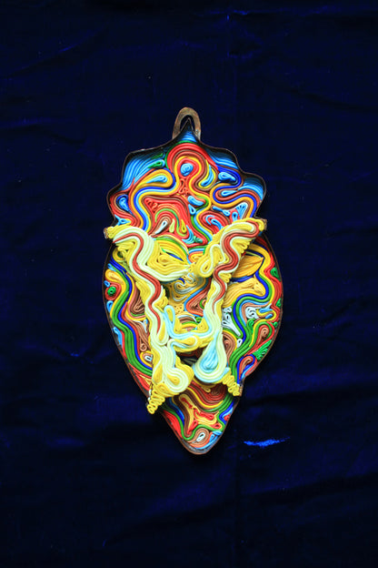 Slavic Goddess Lada, Copper & Polymer Clay Sculpture, Slavic Mythology Series by Tanbelia