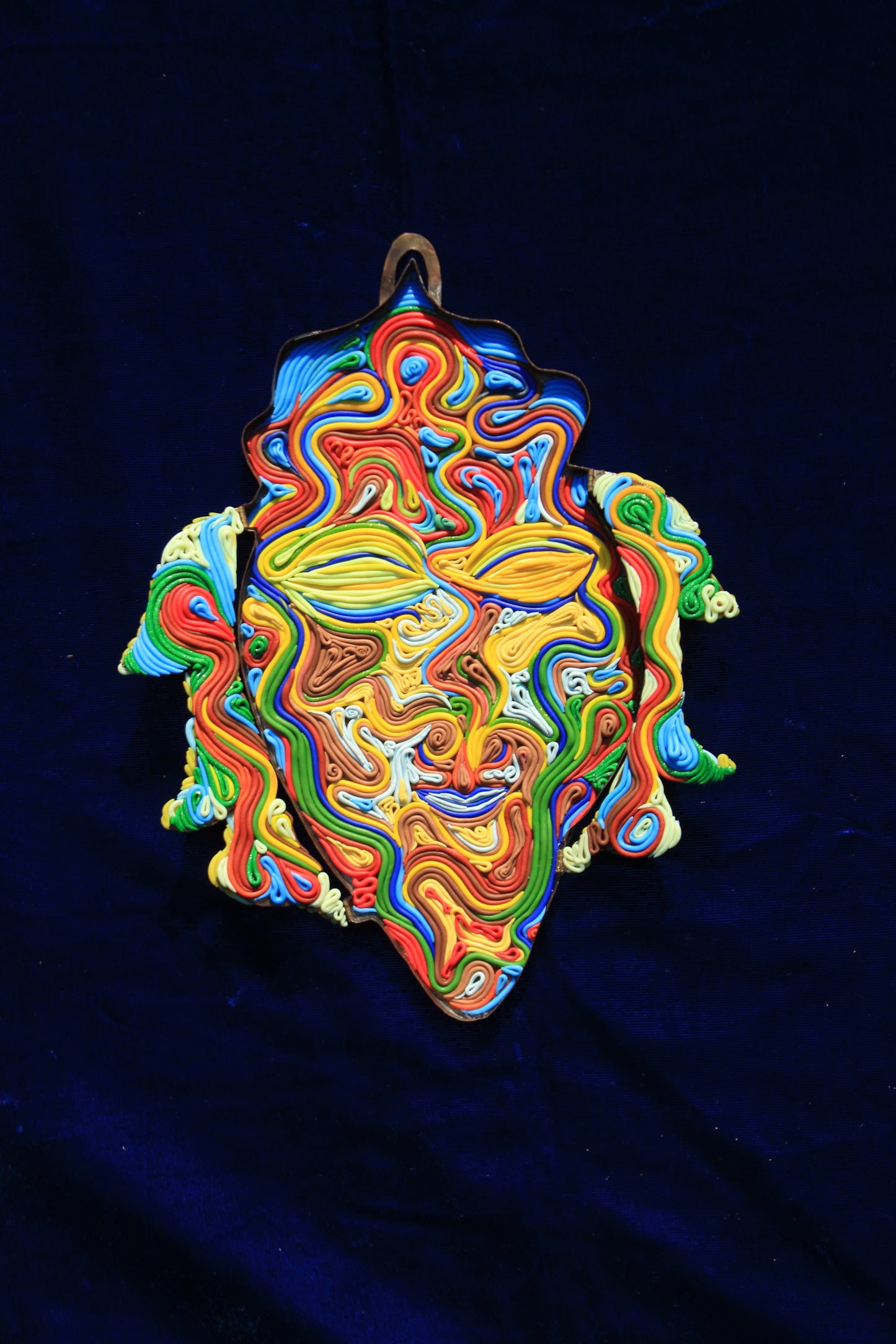 Slavic Goddess Lada, Copper & Polymer Clay Sculpture, Slavic Mythology Series by Tanbelia