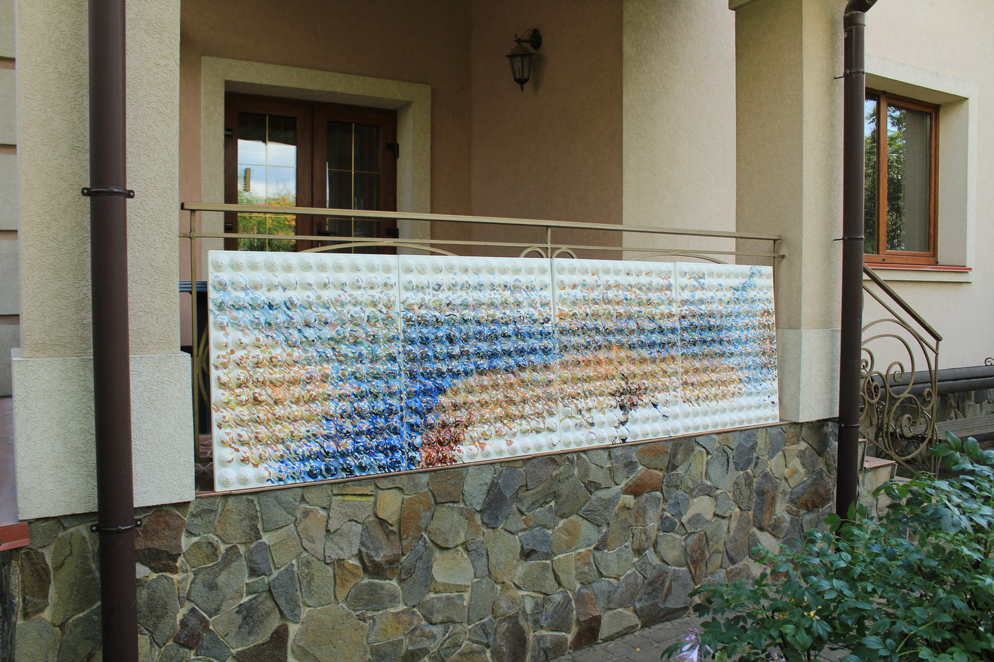 Extra Large Textured Acrylic Painting by Tanbelia