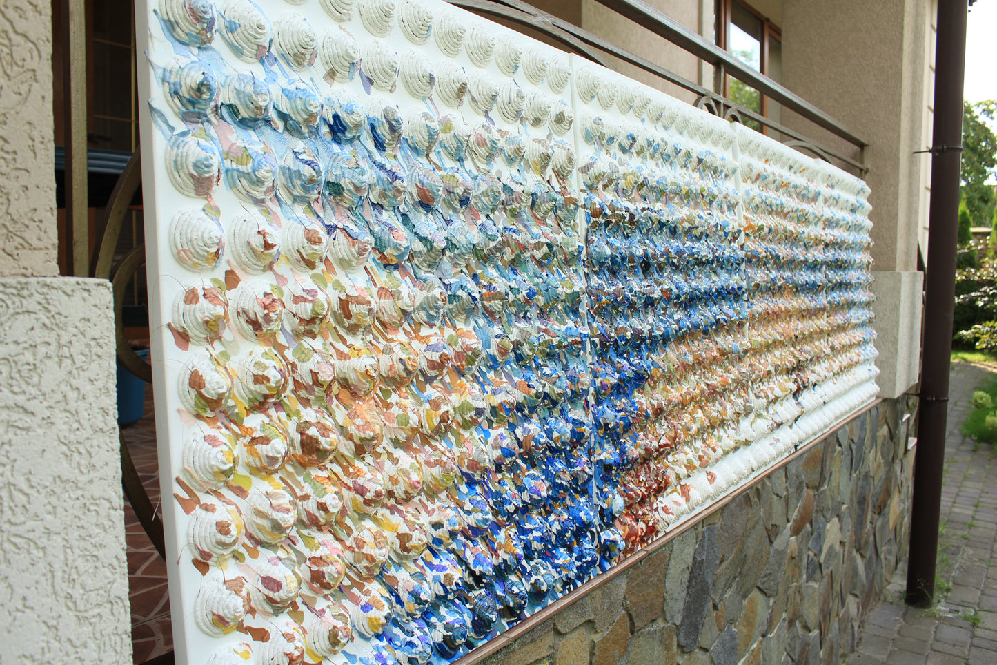 Extra Large Textured Acrylic Painting by Tanbelia