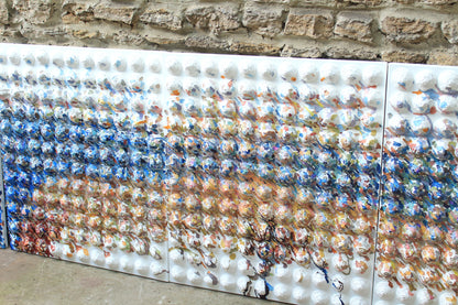 Extra Large Textured Acrylic Painting by Tanbelia