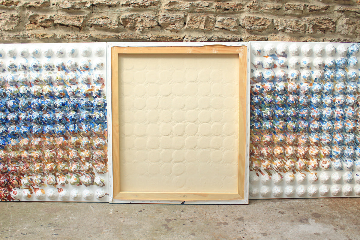 Extra Large Textured Acrylic Painting by Tanbelia