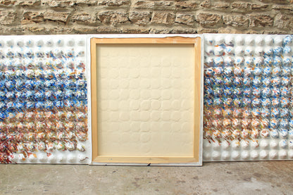 Extra Large Textured Acrylic Painting by Tanbelia