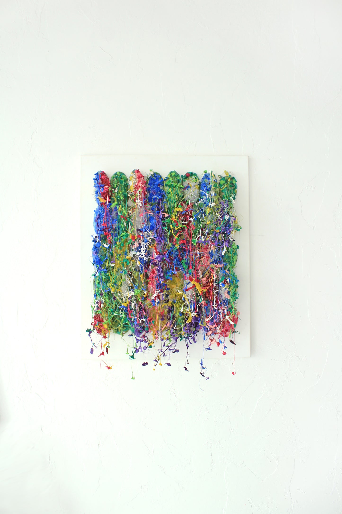 Rainbow Colorful Wall Sculpture by Tanbelia