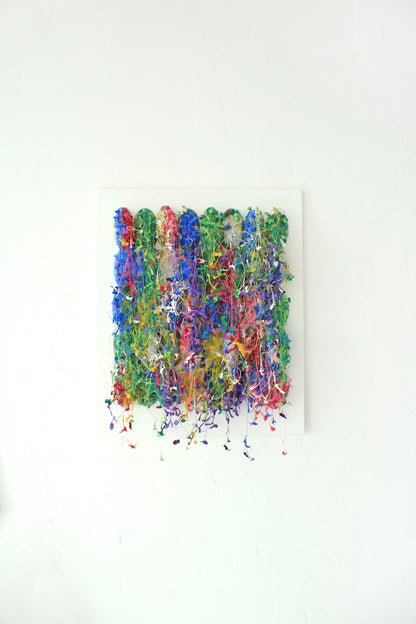 Rainbow Colorful Wall Sculpture by Tanbelia