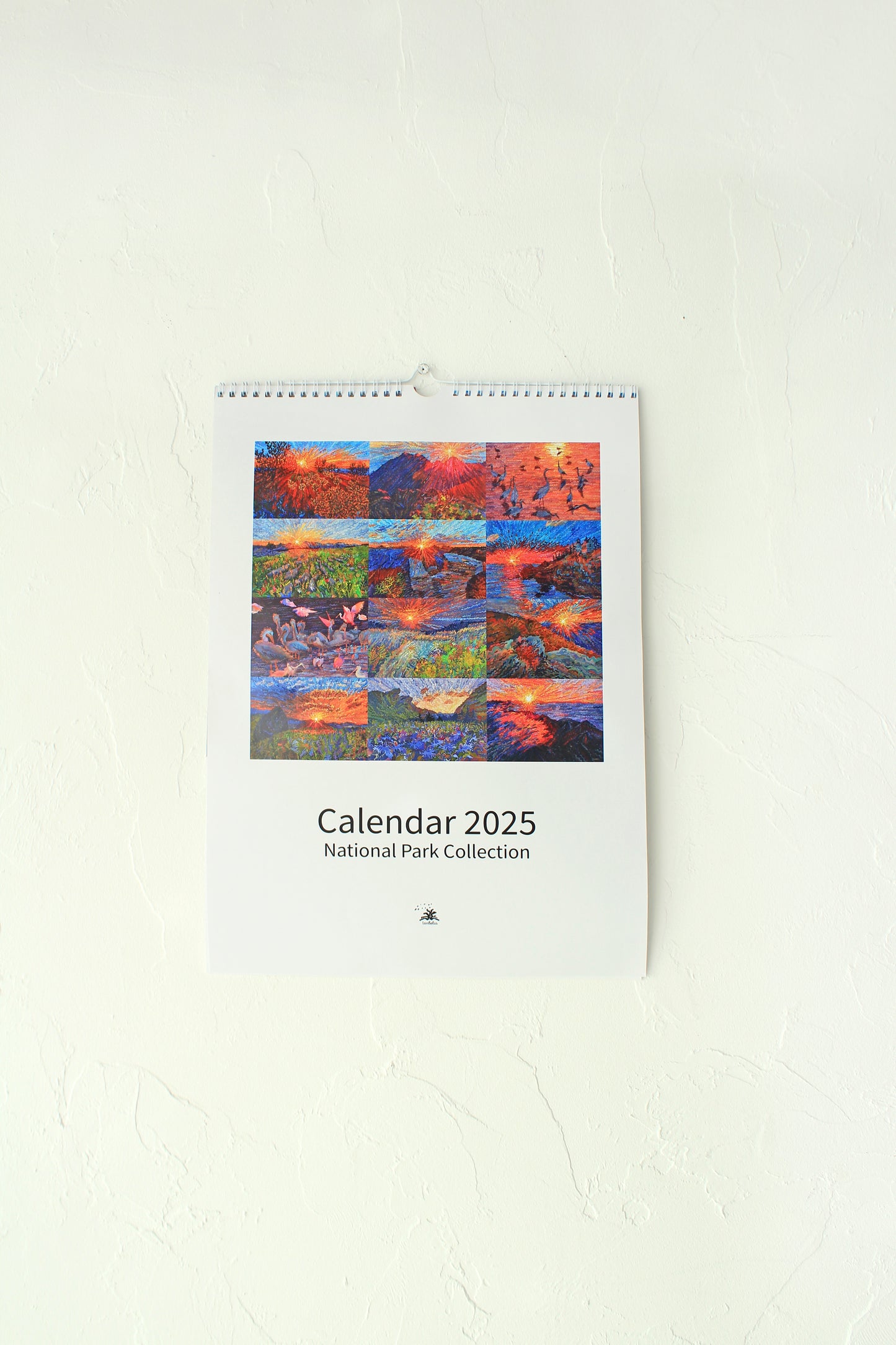 Wall Calendar 2025 with National Parks by Tanbelia