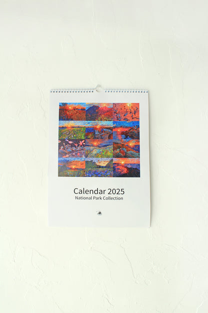 Wall Calendar 2025 with National Parks by Tanbelia