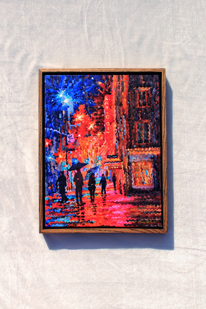 Radio City Music Hall in NYC Watercolor Print