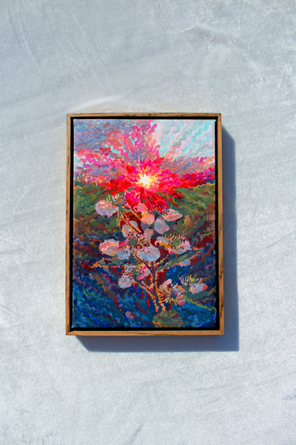 Apple Blossom Framed Watercolor Artwork