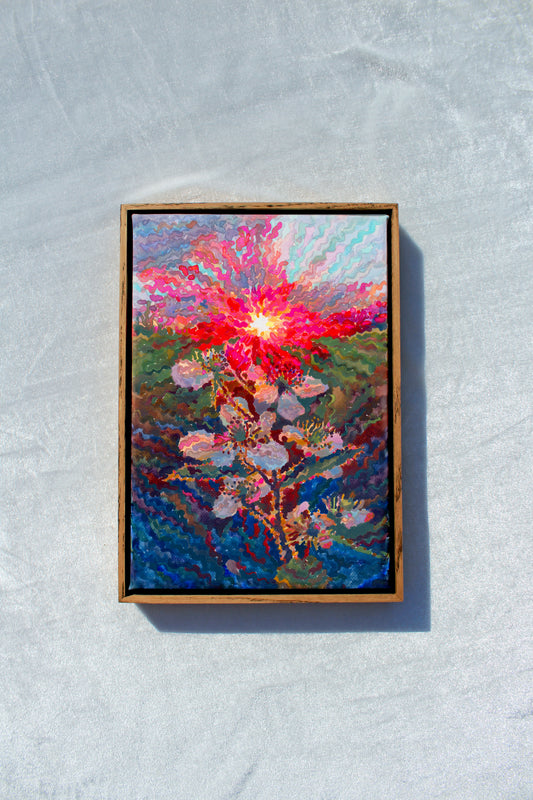 Apple Blossom Framed Watercolor Artwork
