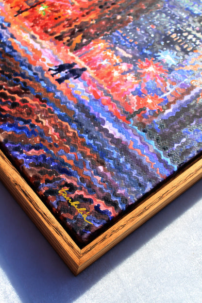 Gooderham Building in Toronto Framed Watercolor Artwork