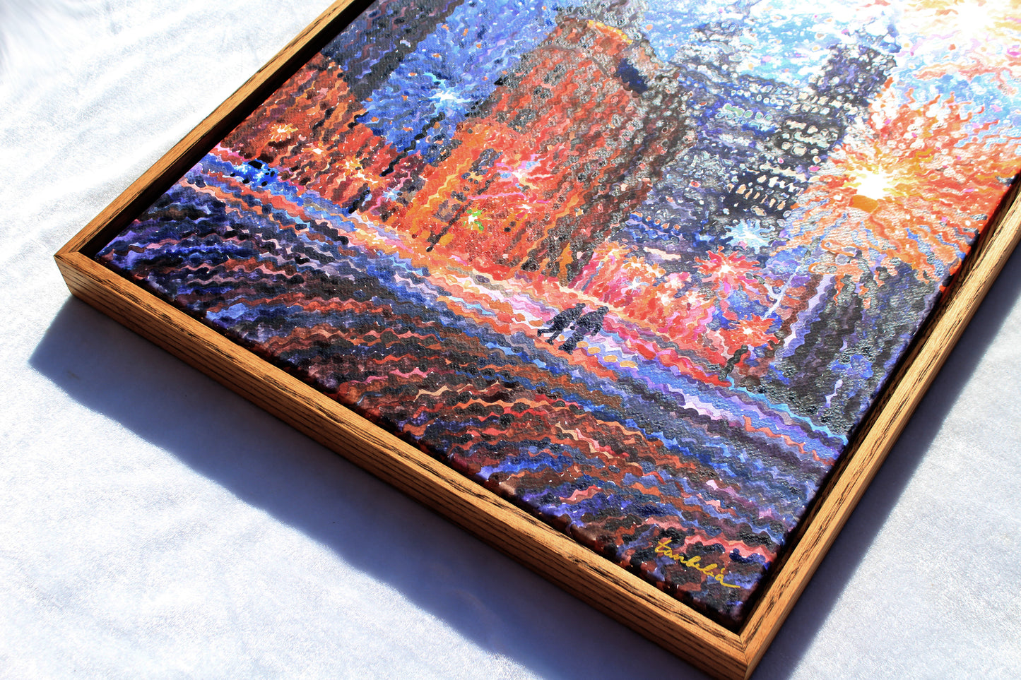 Gooderham Building in Toronto Framed Watercolor Artwork