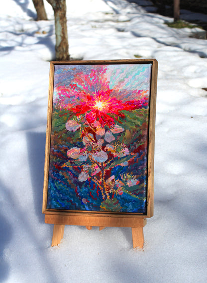 Apple Blossom Framed Watercolor Artwork