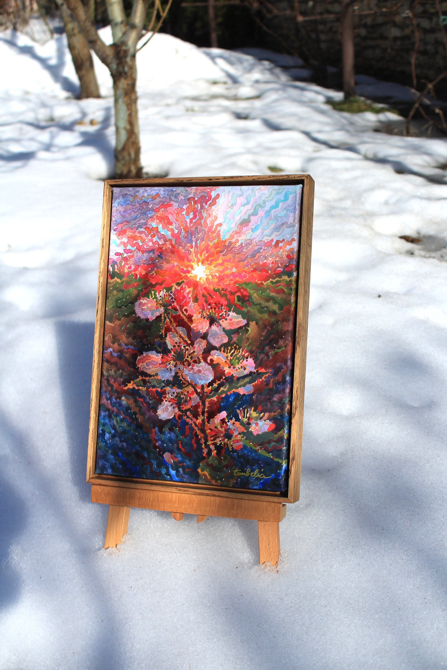 Apple Blossom Watercolor Print