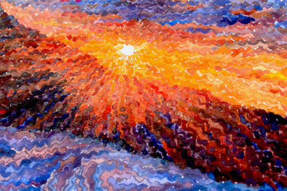 Death Valley National Park Watercolor Painting by Tanbelia