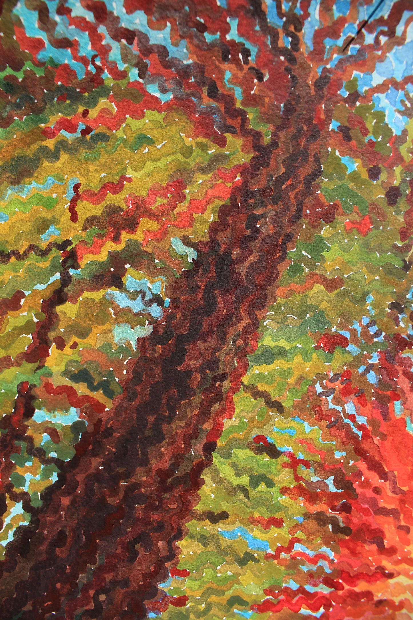Sequoia National Park Watercolor Painting by Tanbelia