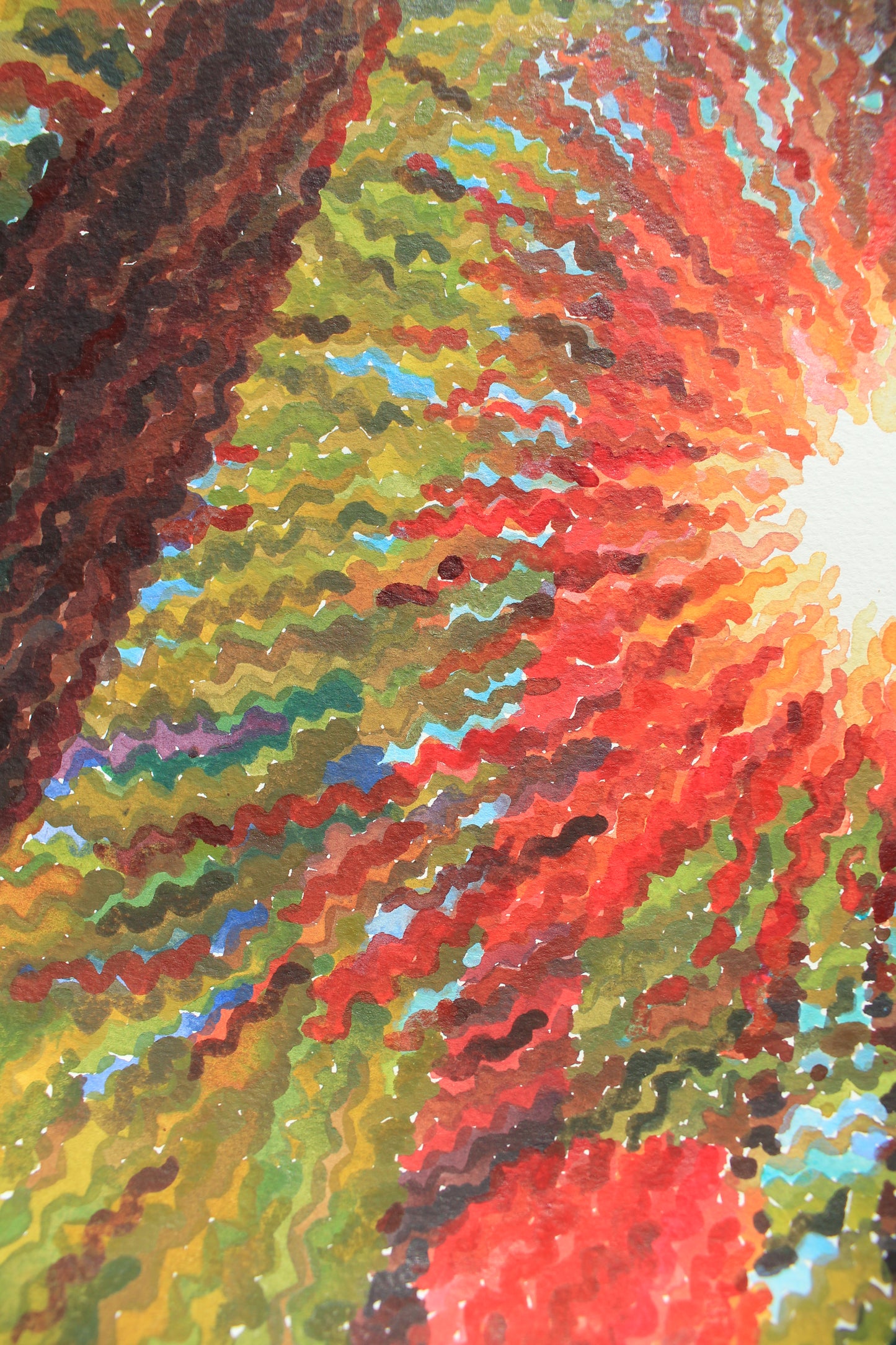 Sequoia National Park Watercolor Painting by Tanbelia
