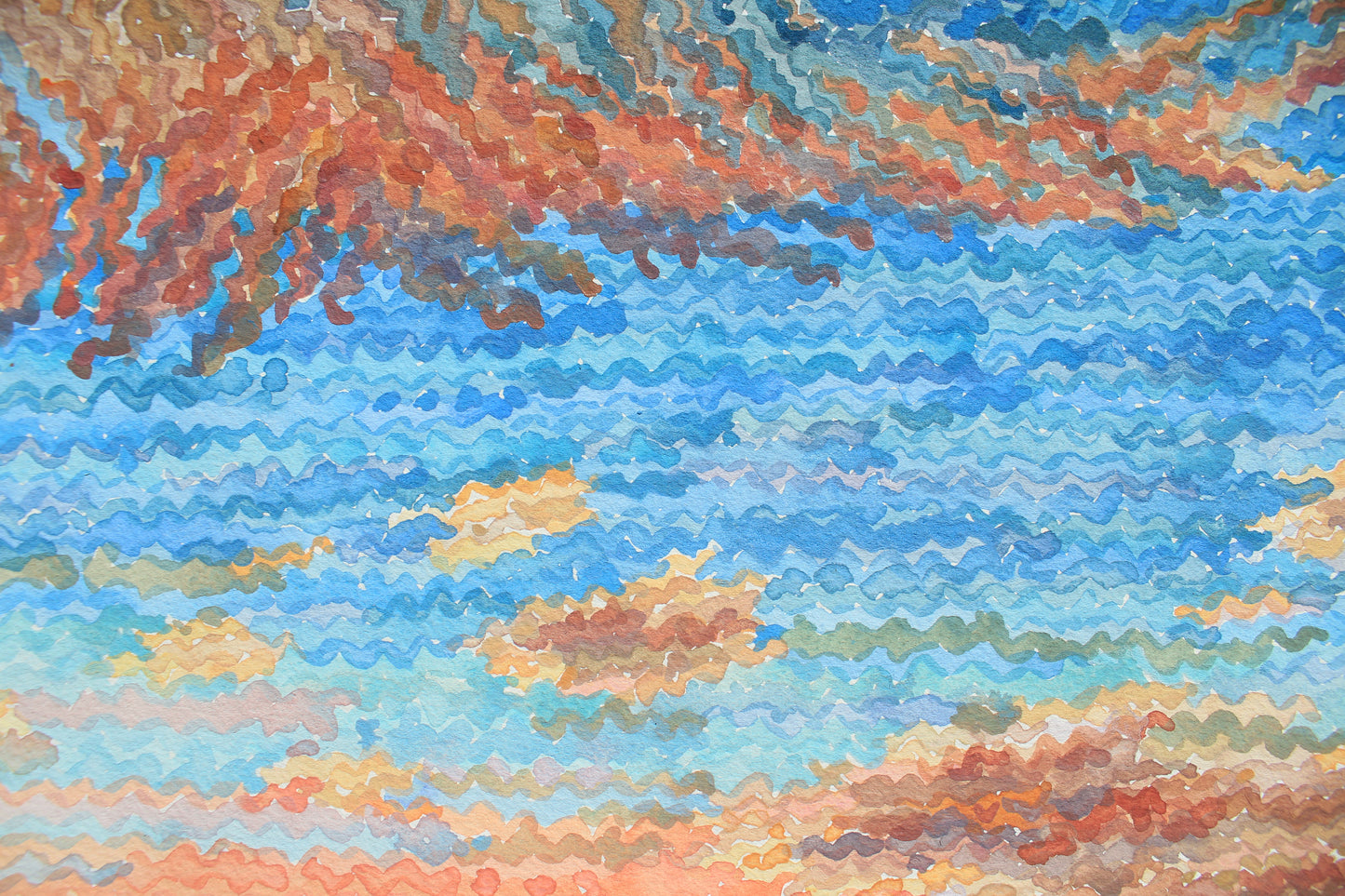 Biscayne National Park Watercolor Painting by Tanbelia
