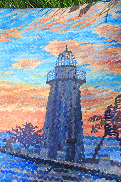 Biscayne National Park Watercolor Painting by Tanbelia
