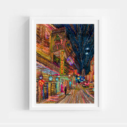 New Orleans Watercolor Painting by Tanbelia