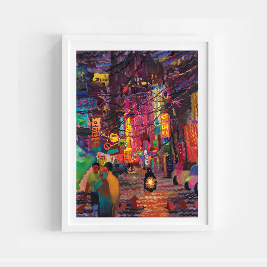 Seoul Watercolor Painting by Tanbelia