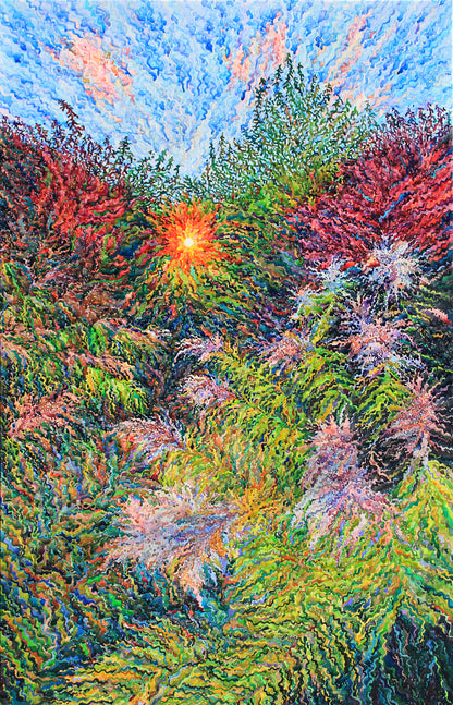 Secret Path in the Garden Watercolor Print