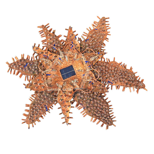 The way to life - Copper Extra Large Wall Sculpture with Light