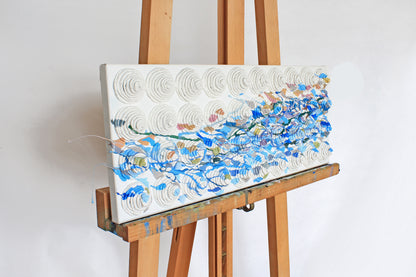 Abstract Textured Painting of the Sea by Tanbelia