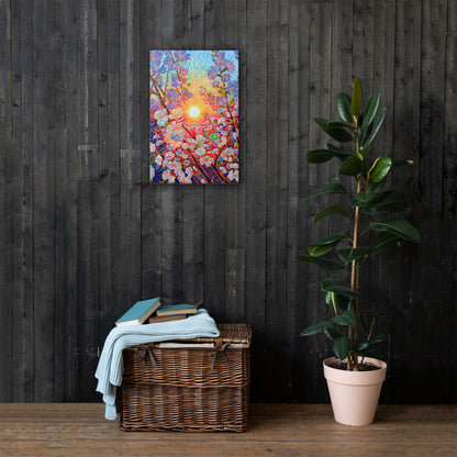 Canvas Print of Cherry Blossom Watercolor