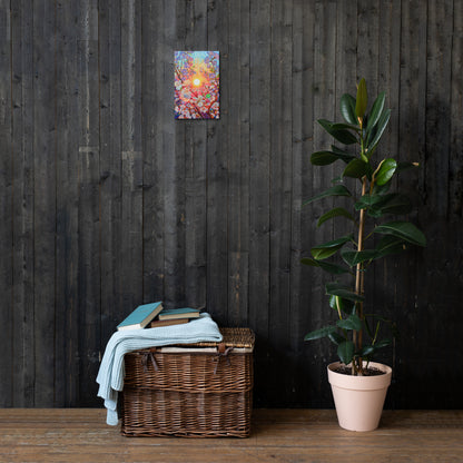Canvas Print of Cherry Blossom Watercolor