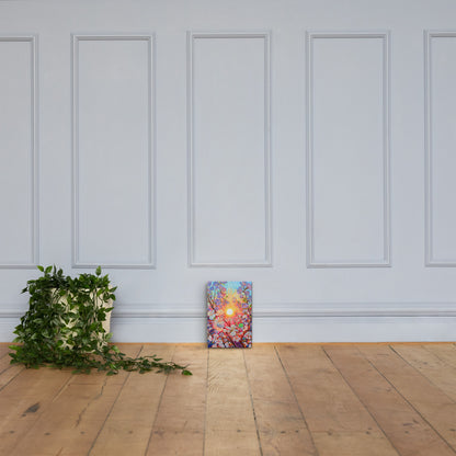 Canvas Print of Cherry Blossom Watercolor