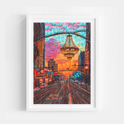 Playhouse Square in Cleveland Watercolor Print