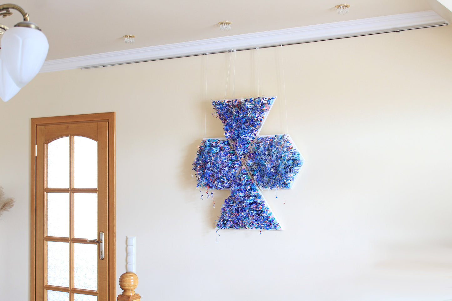 Polyptych Abstract Wall Sculpture by Tanbelia