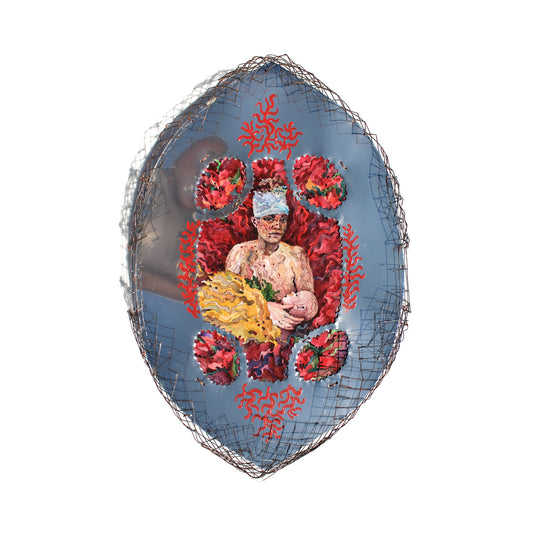 Ukrainian Madonna Mother with Children Painting by Tanbelia